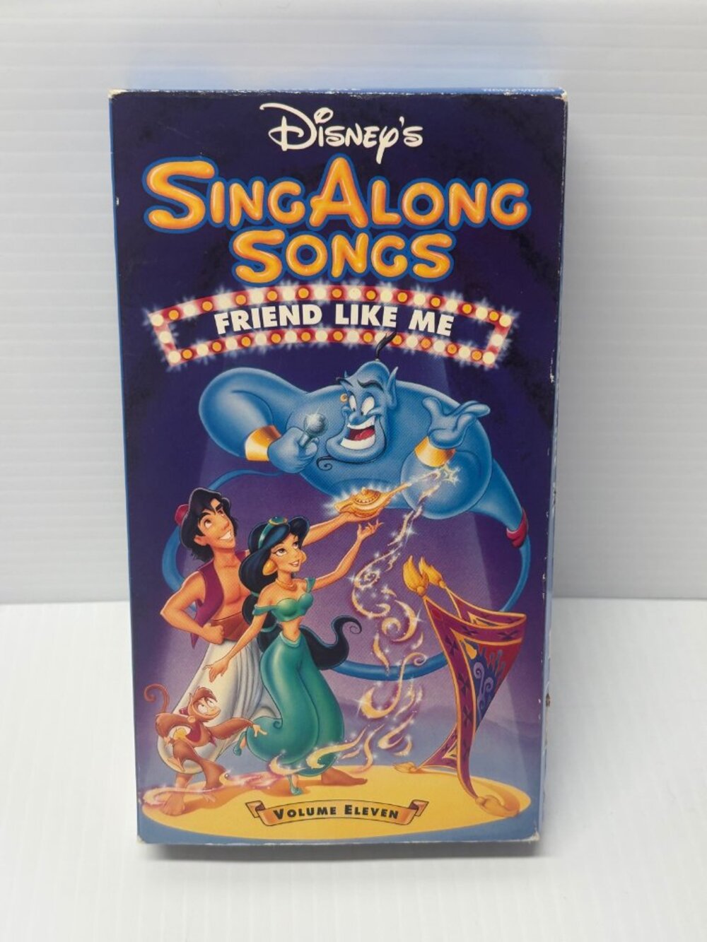 Disney Sing Along Songs Friend Like Me VHS Volume 11 Aladdin Genie